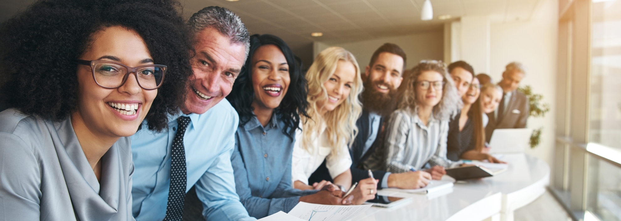 Group of diverse co-workers